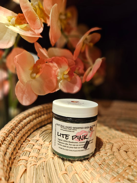 4oz scented shea butter Lite Pink