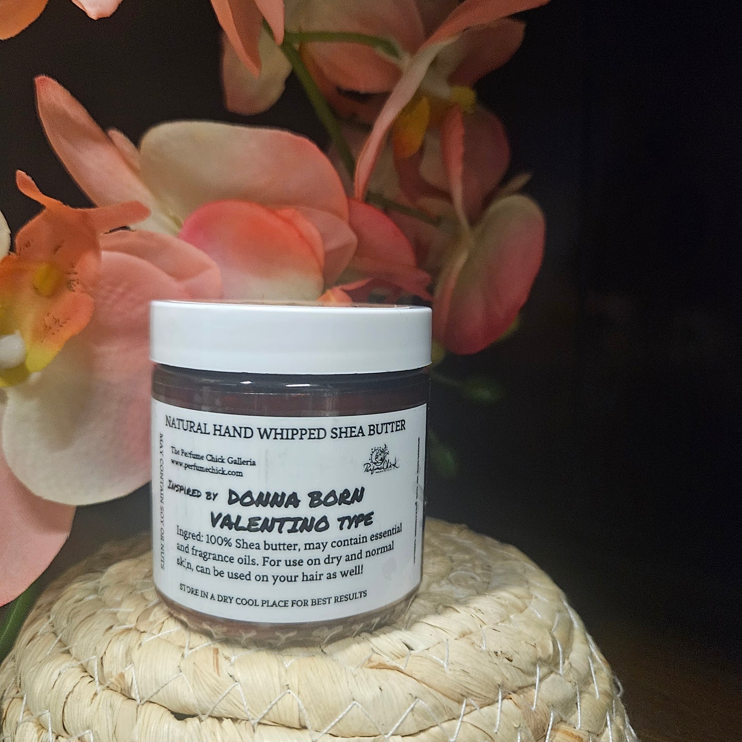 4oz scented shea butter inspired by Valentino Donna Born in Roma