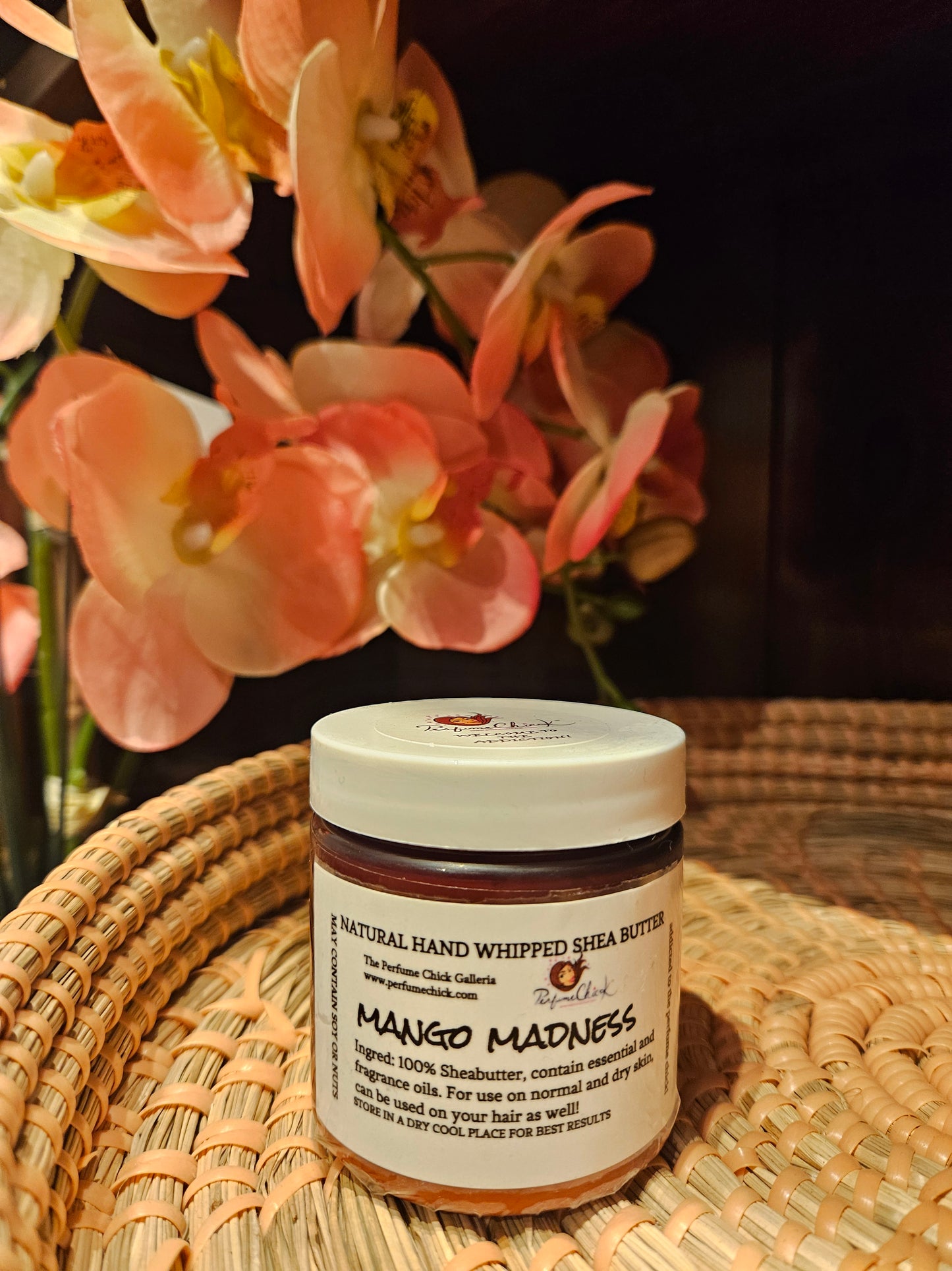 4oz scented shea butter Mango Madness